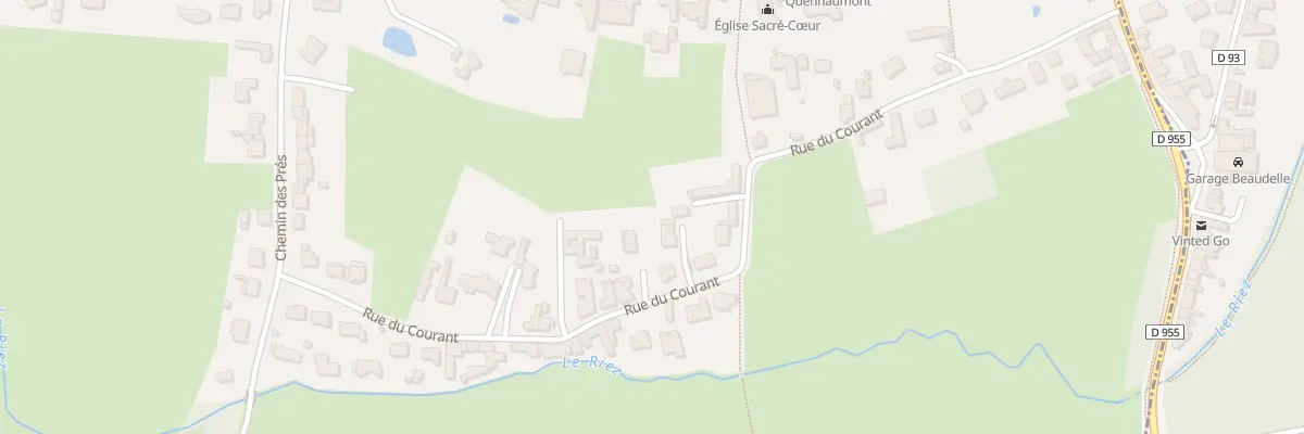 Plan du 383A Rue du Courant à Cysoing