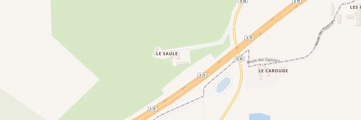 Plan du 5210 Le Saule à Besson