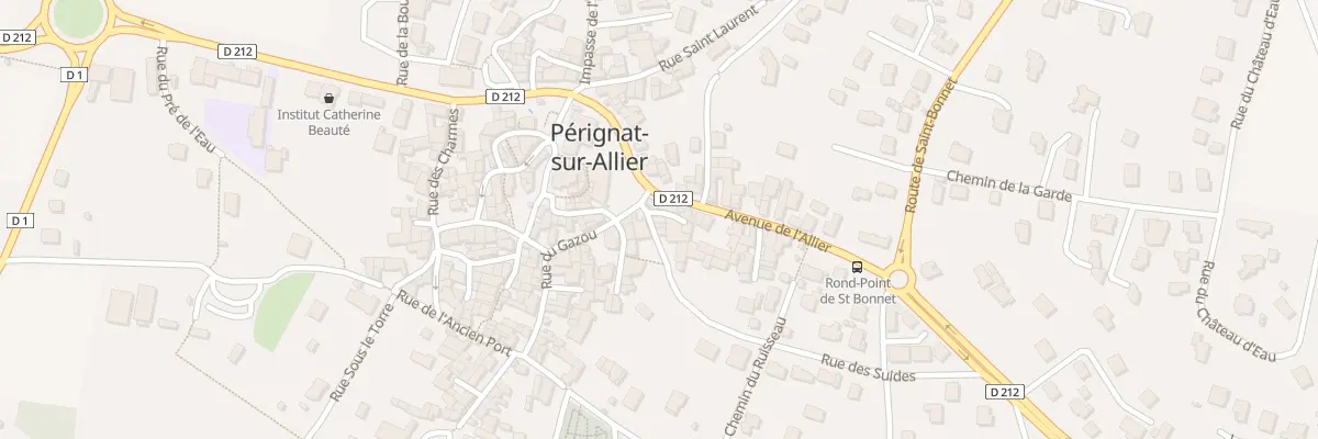 Plan du 1 Rue des Suides à Pérignat-sur-Allier
