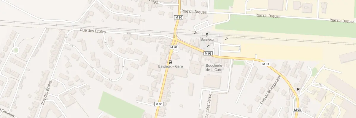 Plan du 100 Rue Louis Deffontaines à Baisieux