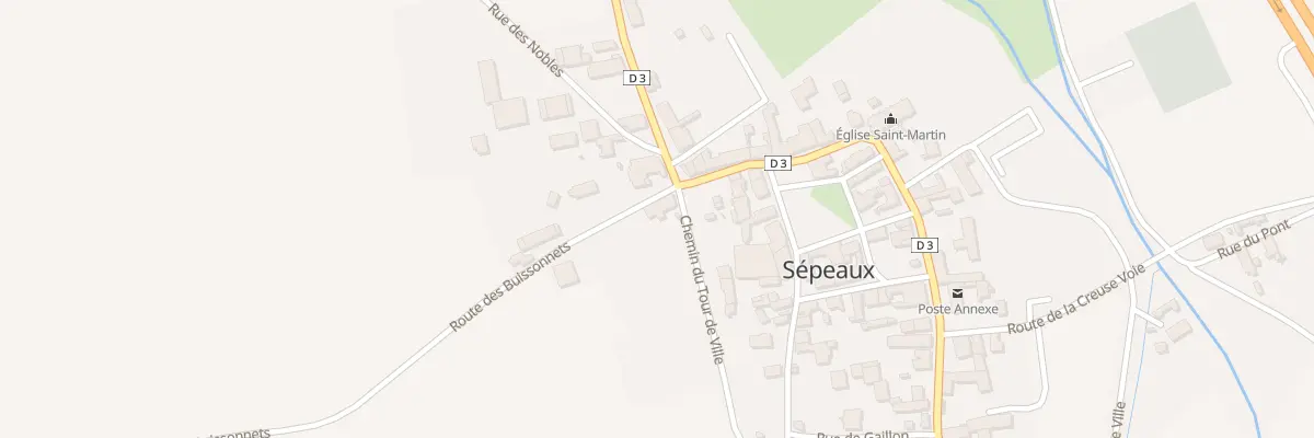 Plan du 4 Che du Tour de Ville à Sépeaux-Saint Romain