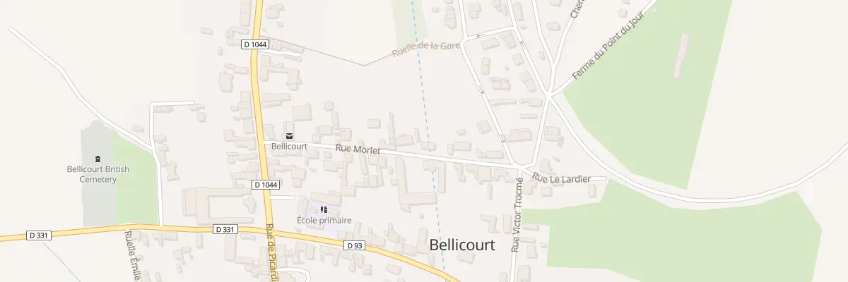 Plan du 17 Rue Morlet à Bellicourt