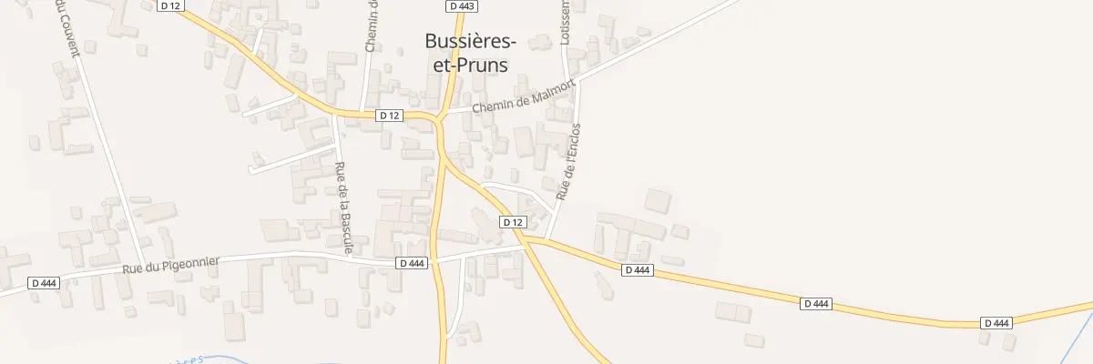 Plan du 1 Rue de l’Enclos à Bussières-et-Pruns