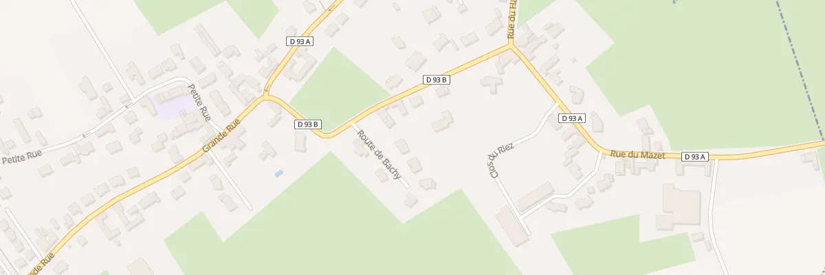 Plan du 14 Rte de Bachy à Cobrieux
