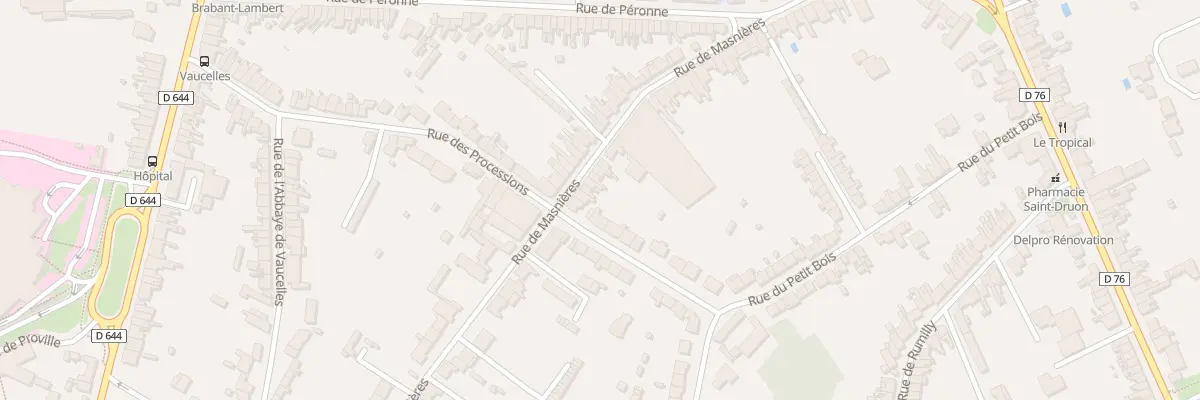 Plan du 41 Rue de Masnières à Cambrai