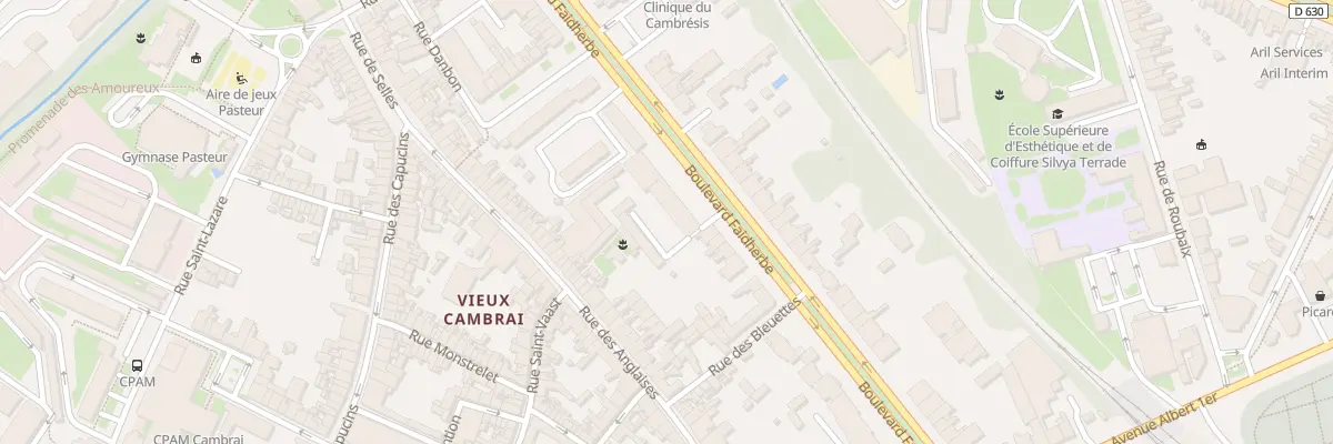 Plan du 61 Bd Faidherbe à Cambrai