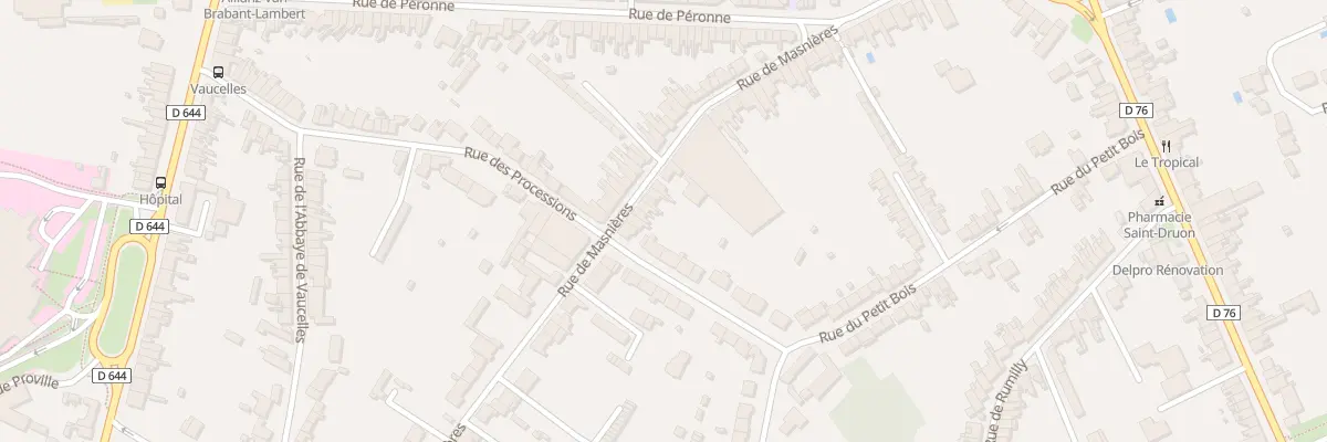Plan du 39 Rue de Masnières à Cambrai