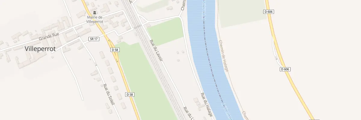 Plan du 8 Rue du Halage à Villeperrot
