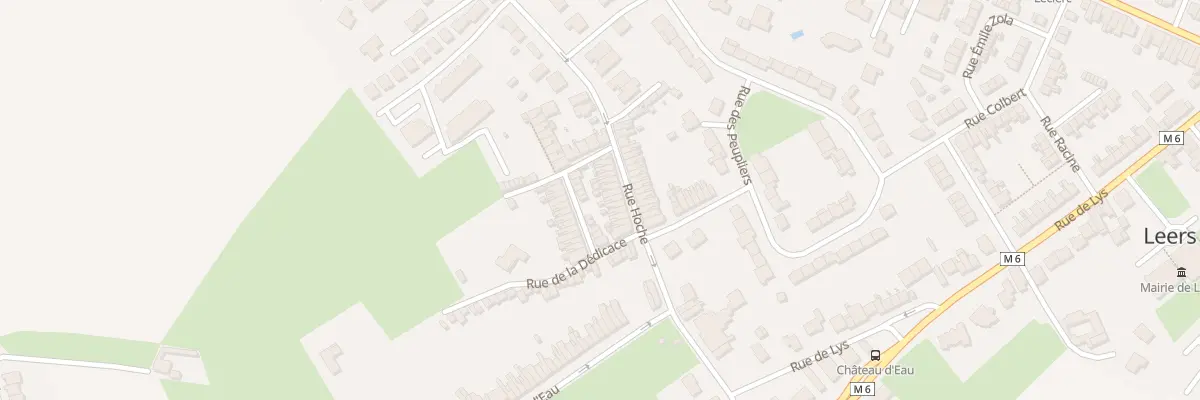 Plan du 13 Rue Hoche à Leers