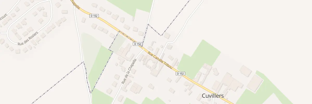 Plan du 5 Rue Camille Tribou à Cuvillers