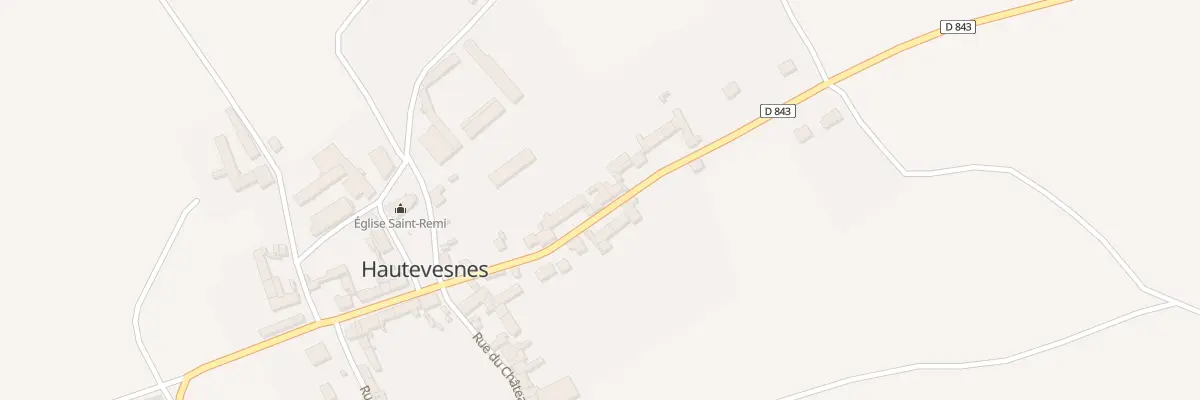 Plan du 7 Rue de Courchamps à Hautevesnes