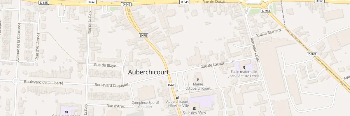 Plan du 31 Rue Bernonville à Auberchicourt