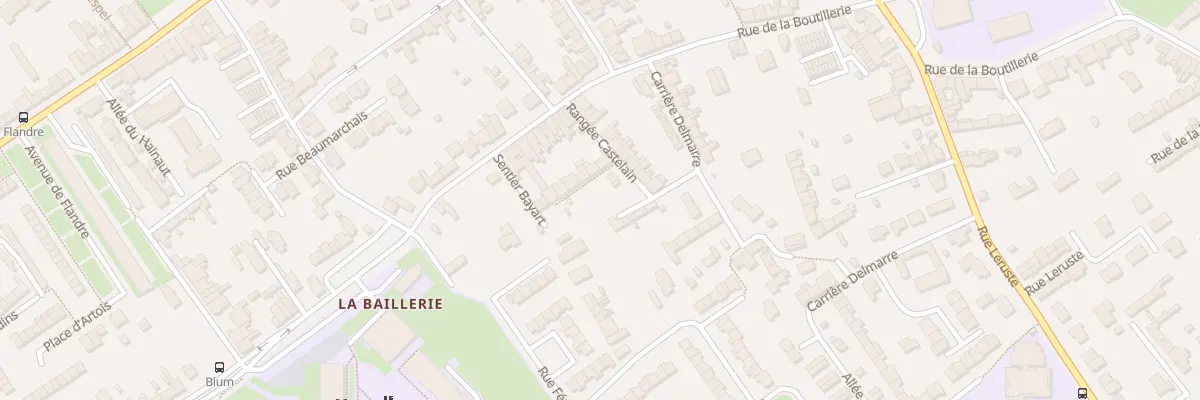 Plan du 2265 Rue Baillerie Rge Castelain à Wattrelos