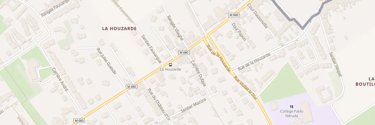 Plan du 252 Rue Jules Guesde à Wattrelos