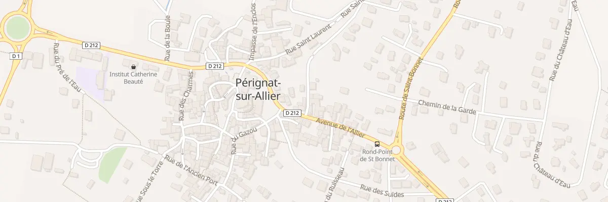 Plan du 1 Rue du Macharat à Pérignat-sur-Allier