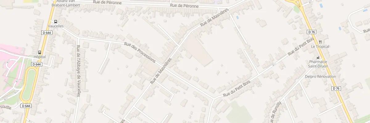Plan du 35 Rue de Masnières à Cambrai