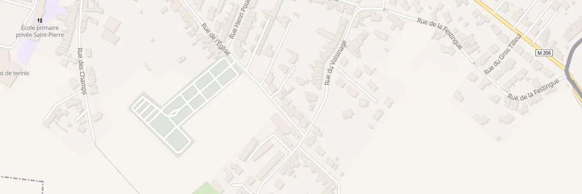 Plan du 159 Rue de l’Église à Toufflers