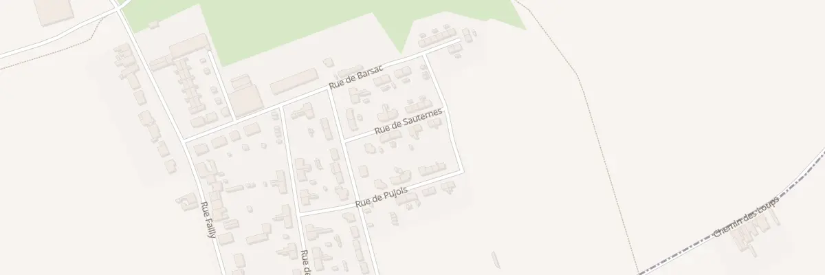 Plan du 6 Rue de Sauternes à Auberchicourt