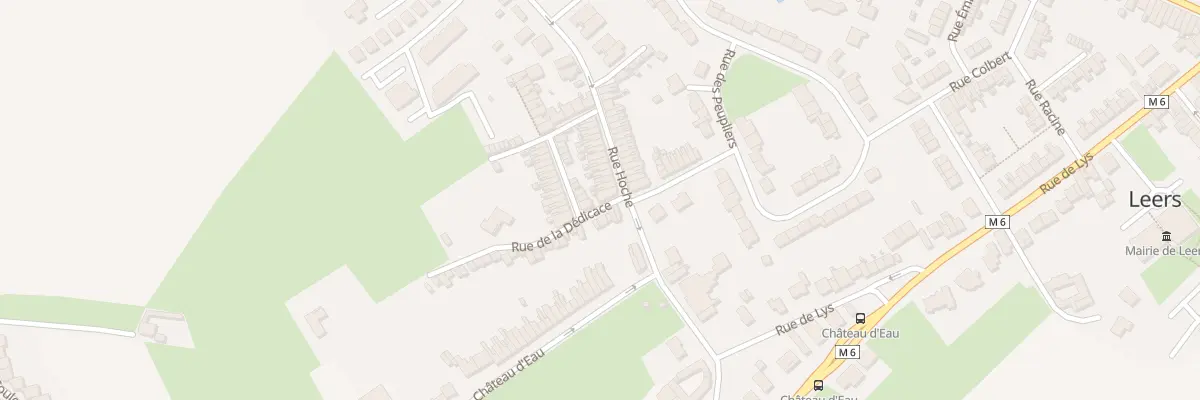 Plan du 1 Rue Hoche à Leers