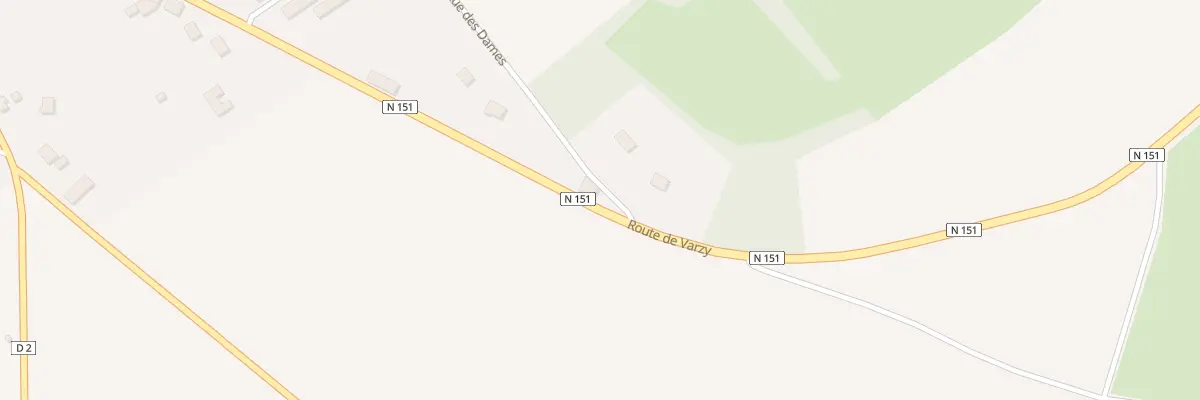 Plan du 45 Rte de Varzy à Châteauneuf-Val-de-Bargis