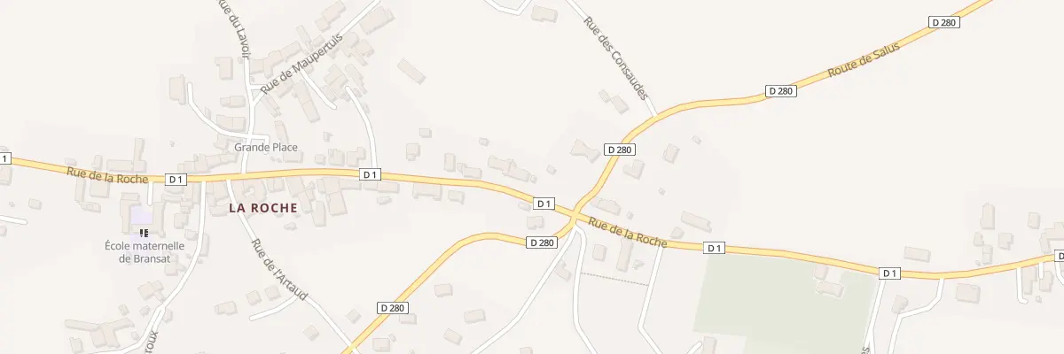 Plan du 49 Rue de la Roche à Bransat