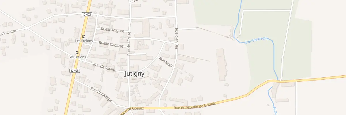 Plan du 14B Rue d’En Bas à Jutigny