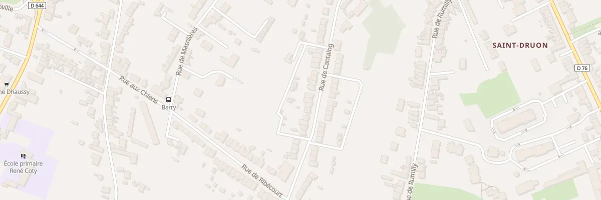 Plan du 36 Rue de Cantaing à Cambrai