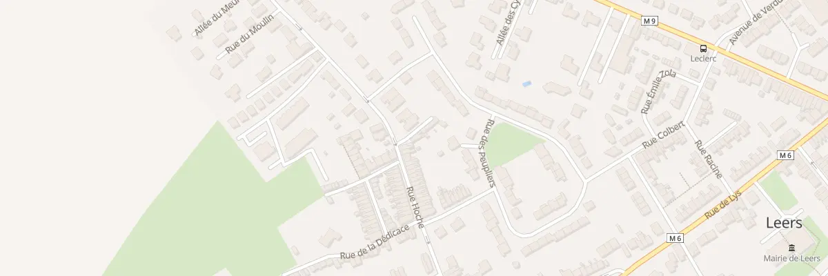 Plan du 34 Rue Hoche à Leers