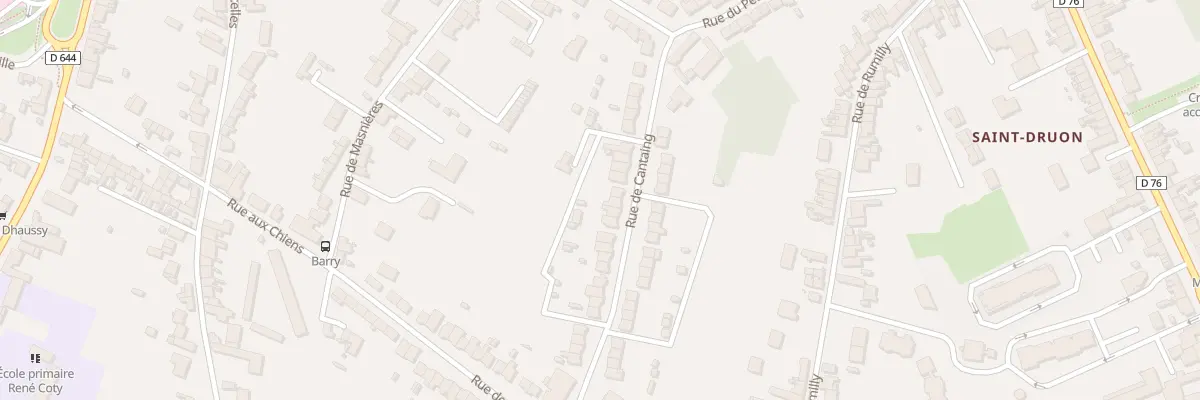 Plan du 28 Rue de Cantaing à Cambrai