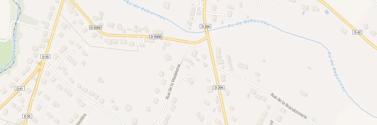 Plan du 3 Rue de la Madeleine à Rebais