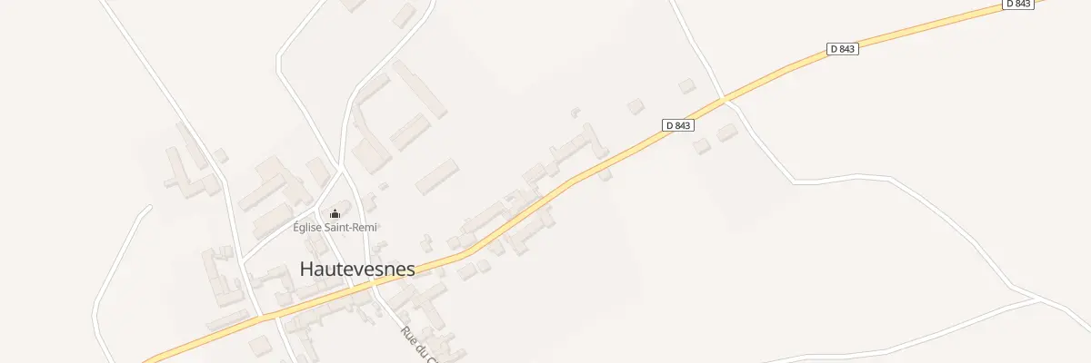 Plan du 11 Rue de Courchamps à Hautevesnes