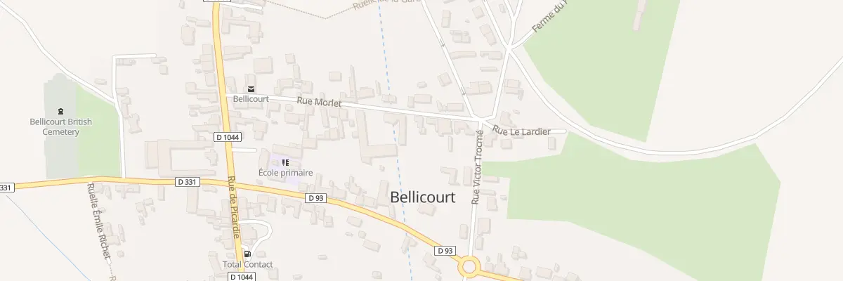 Plan du 14 Rue Morlet à Bellicourt