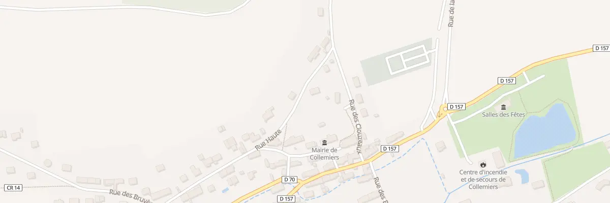 Plan du 5 Rue Haute à Collemiers