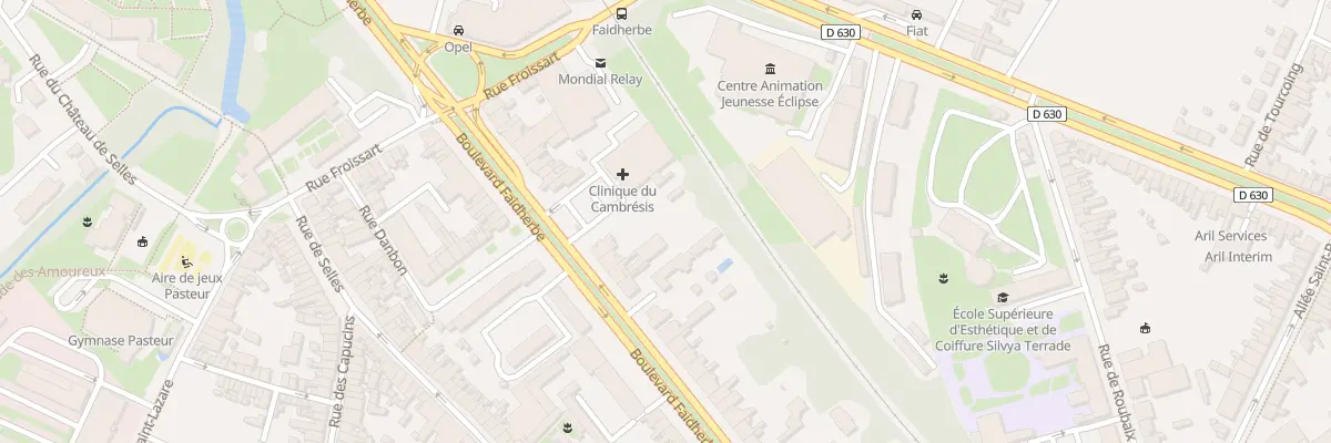 Plan du 98 Bd Faidherbe à Cambrai