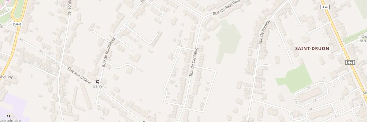 Plan du 24 Rue de Cantaing à Cambrai