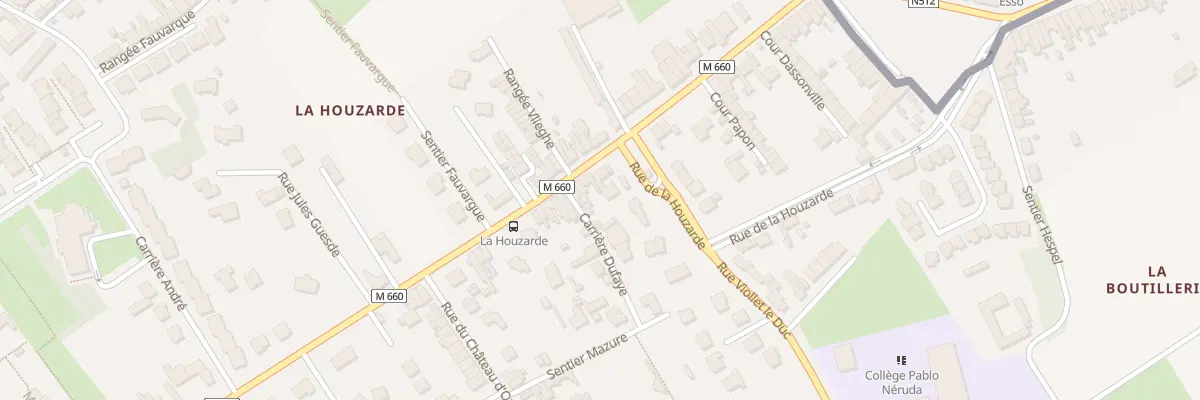 Plan du 260 Rue Jules Guesde à Wattrelos
