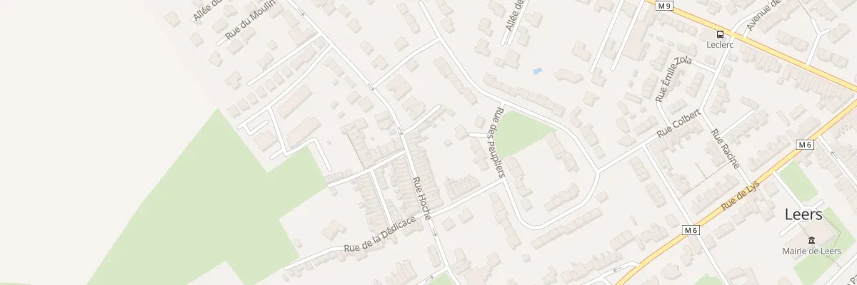 Plan du 28 Rue Hoche à Leers