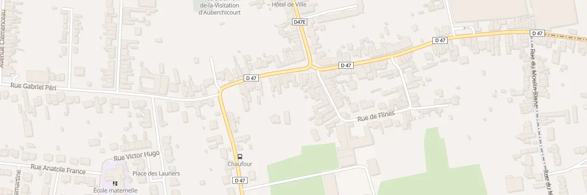Plan du 91 Rue Gabriel Peri à Auberchicourt