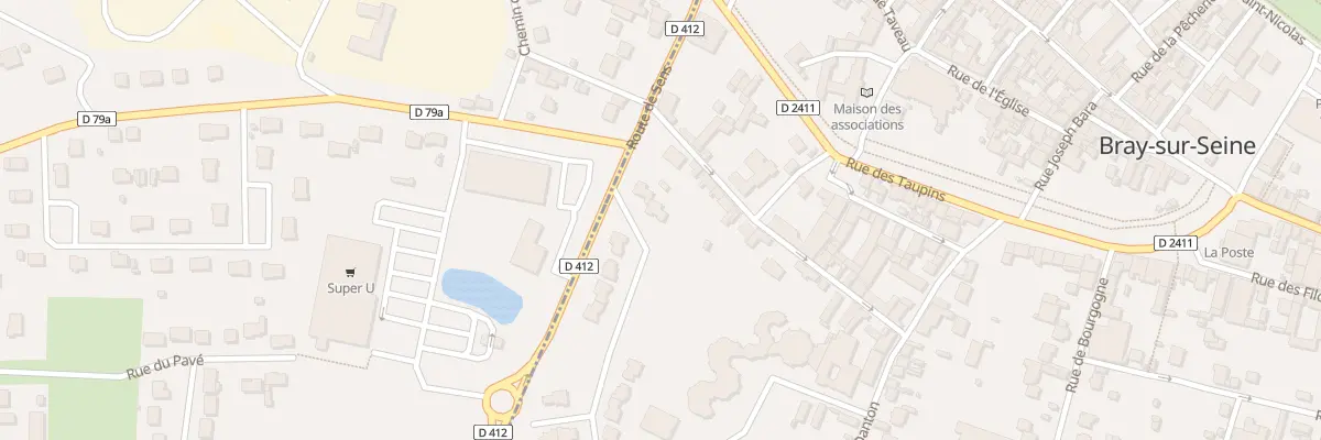 Plan du 37 Rue Eugene Penancier à Bray-sur-Seine