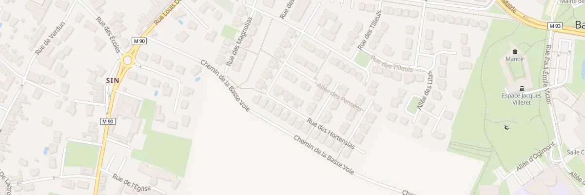 Plan du 8 Rue des Hortensias à Baisieux