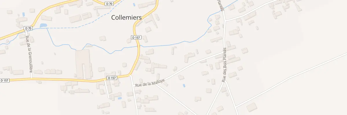 Plan du 8 Rue de la Malloye à Collemiers