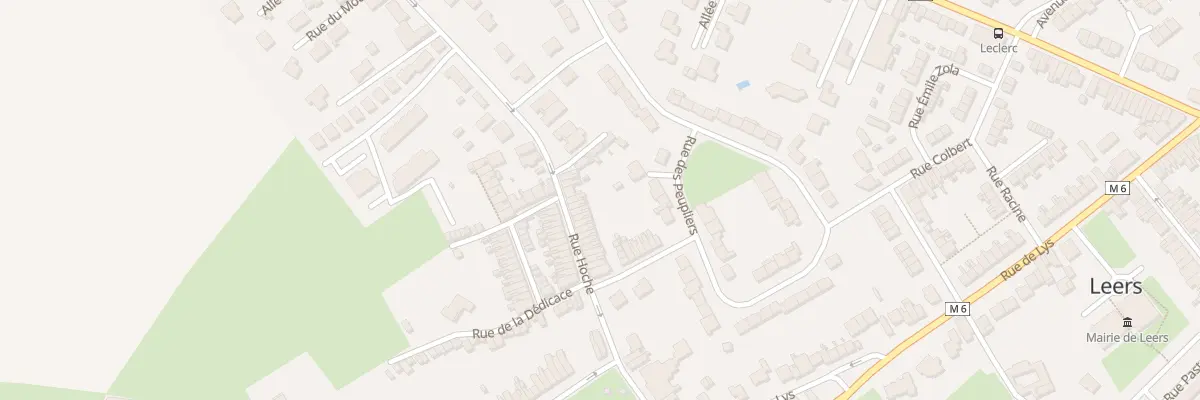 Plan du 24 Rue Hoche à Leers