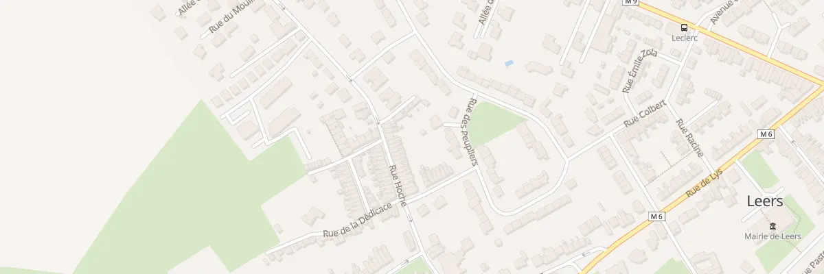 Plan du 26 Rue Hoche à Leers
