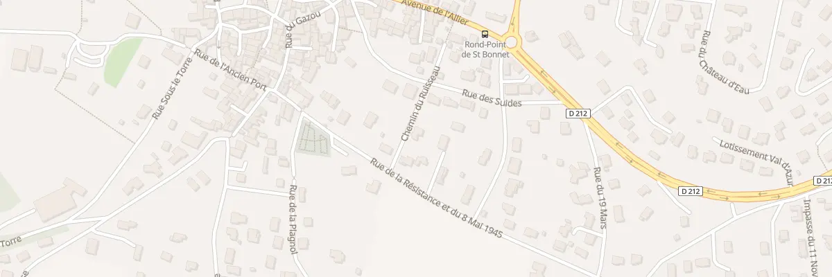 Plan du 1 Che du Ruisseau à Pérignat-sur-Allier