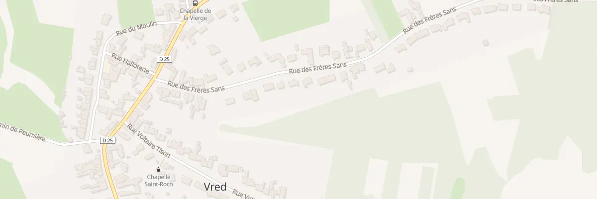 Plan du 210 Rue des Freres Sans à Vred