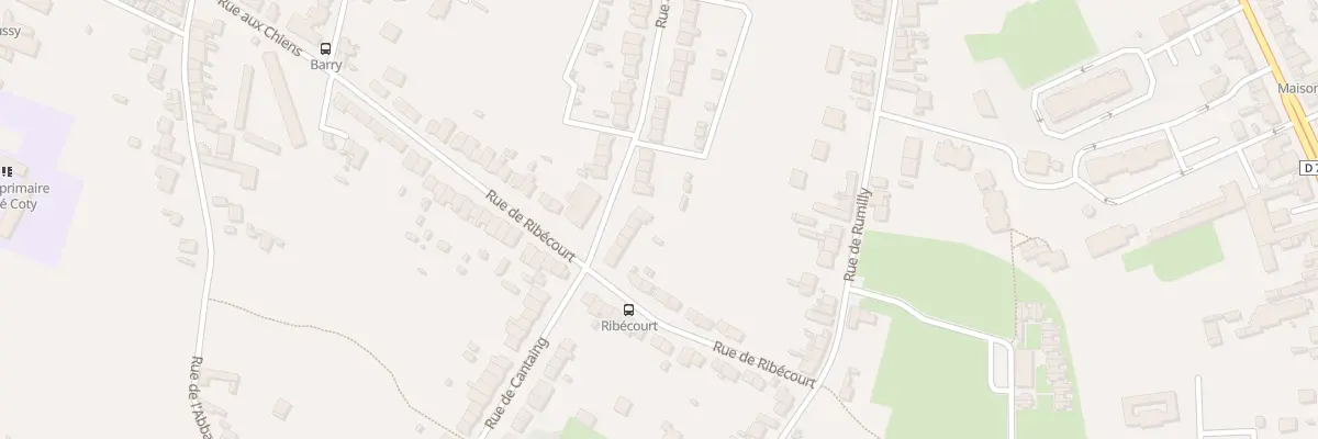 Plan du 55 Rue de Cantaing à Cambrai