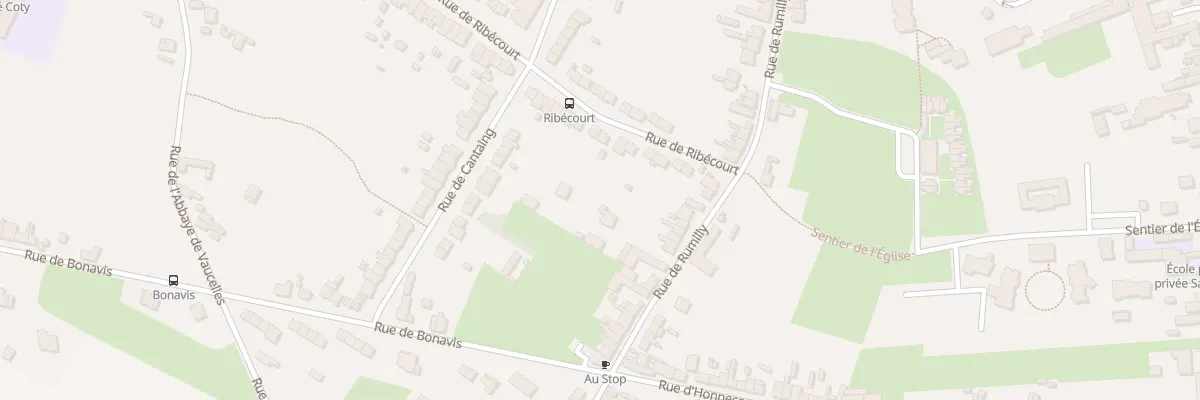 Plan du 618 Rue de Rumilly à Cambrai
