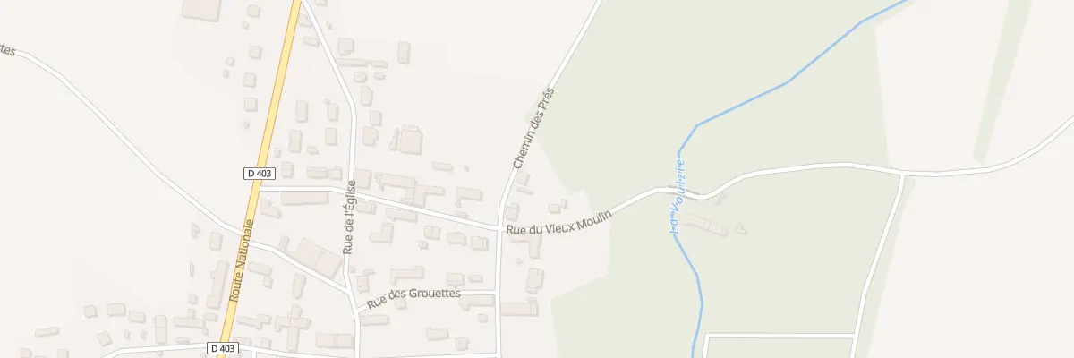 Plan des Pres des Grands Sillon à Jutigny