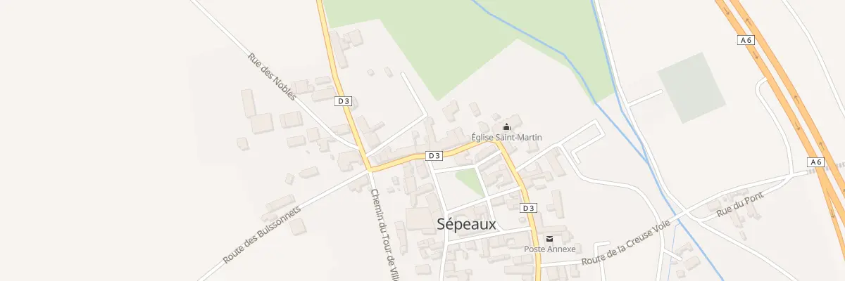 Plan du 34 Gr Grande Rue à Sépeaux-Saint Romain