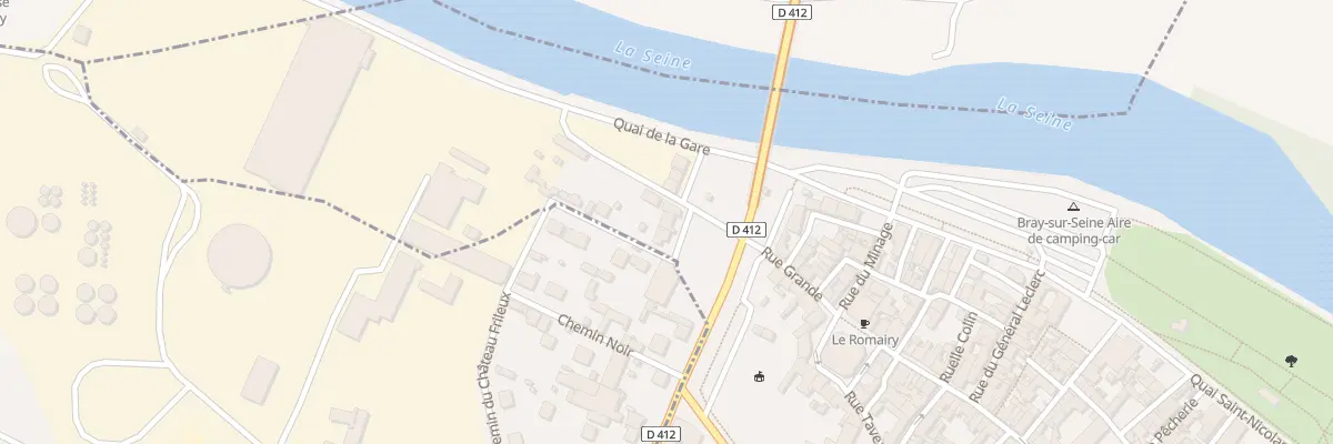Plan du 8 Che du Chateau Frileux à Bray-sur-Seine
